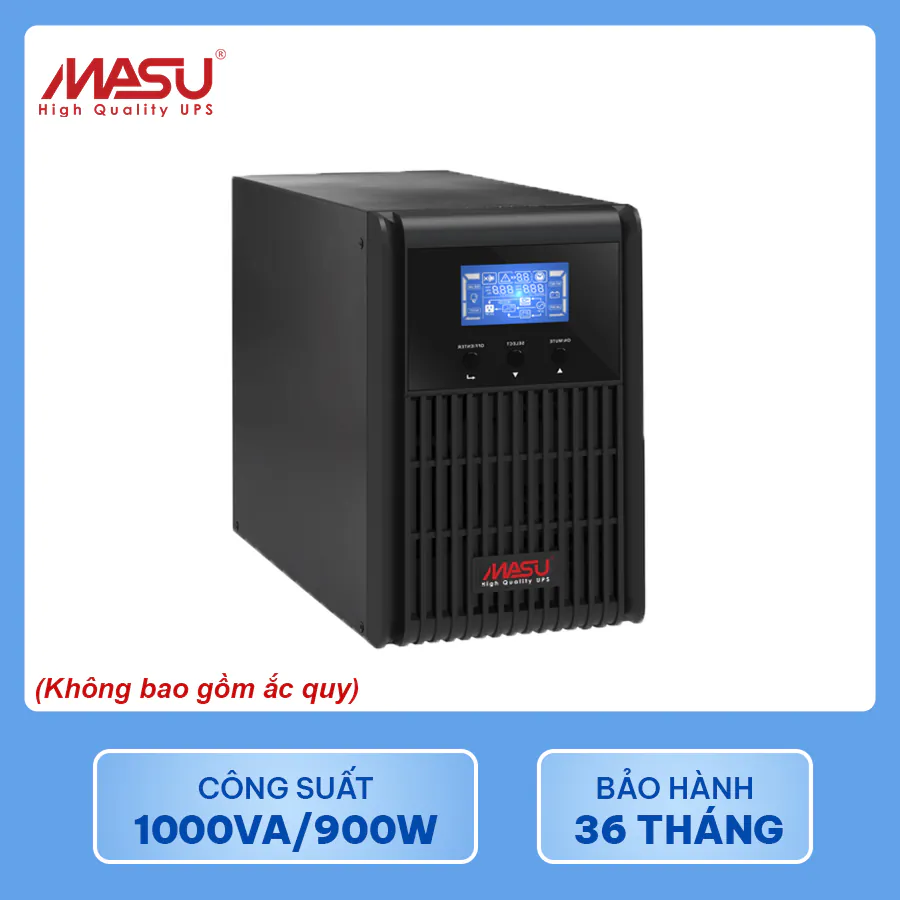 Bộ lưu điện online 1kva, masu MS-1Ks-LCD, UPS online 1kva