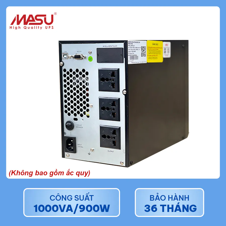 Bộ lưu điện online 1kva, masu MS-1Ks-LCD, UPS online 1kva
