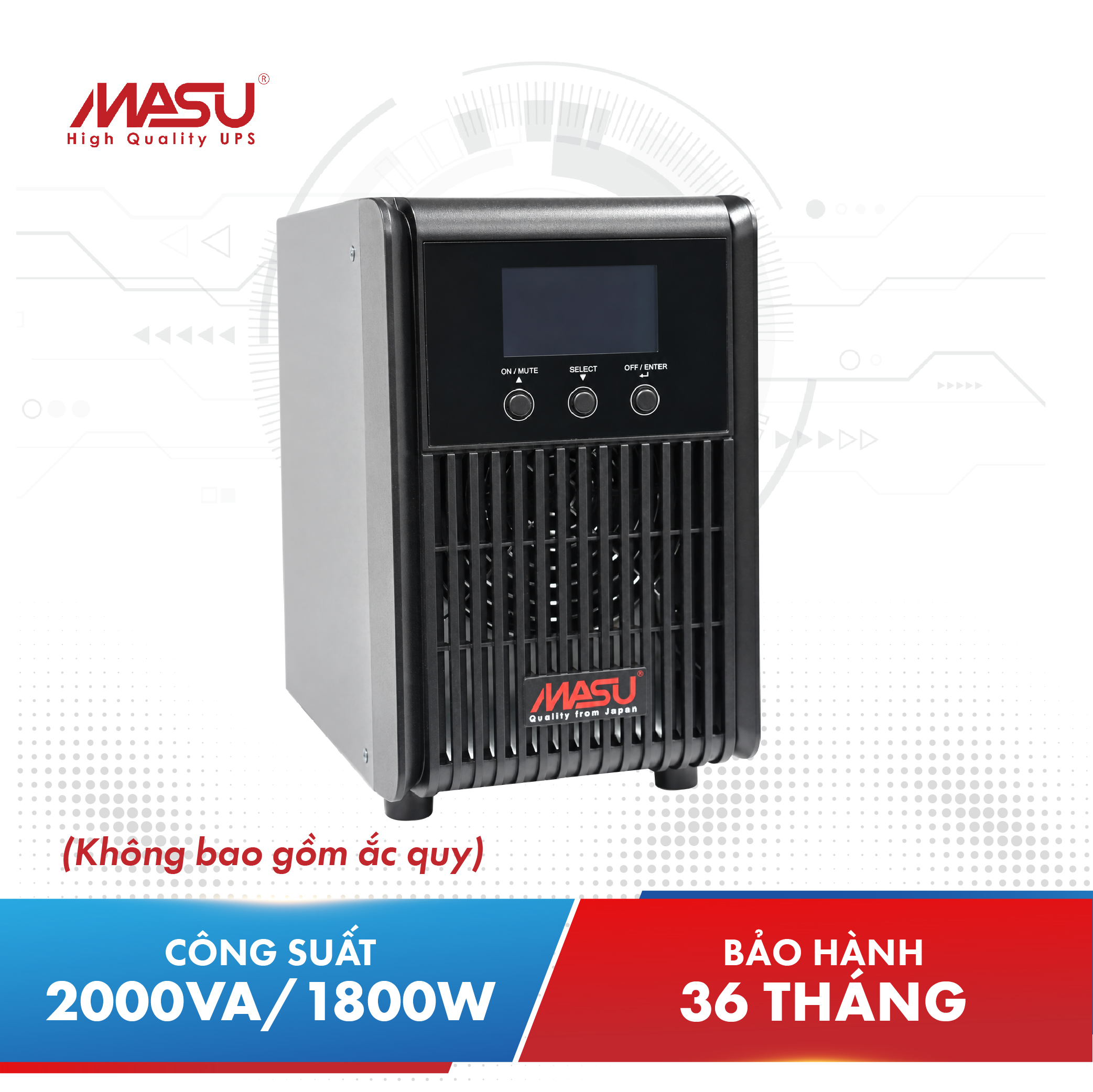 Bộ lưu điện Masu MS 2K LCD 9 bo-luu-dien-online-masu-ms-2ks-lcd(1)