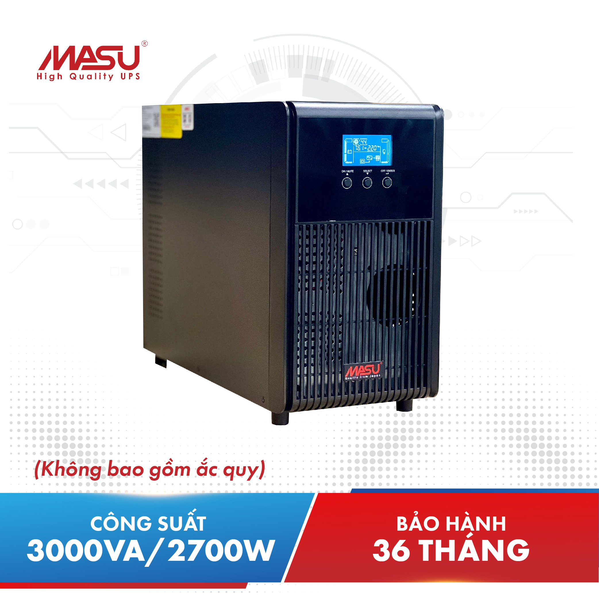Bộ lưu điện Masu MS 2K LCD 10 bo-luu-dien-online-masu-ms-3ks-lcd(1)