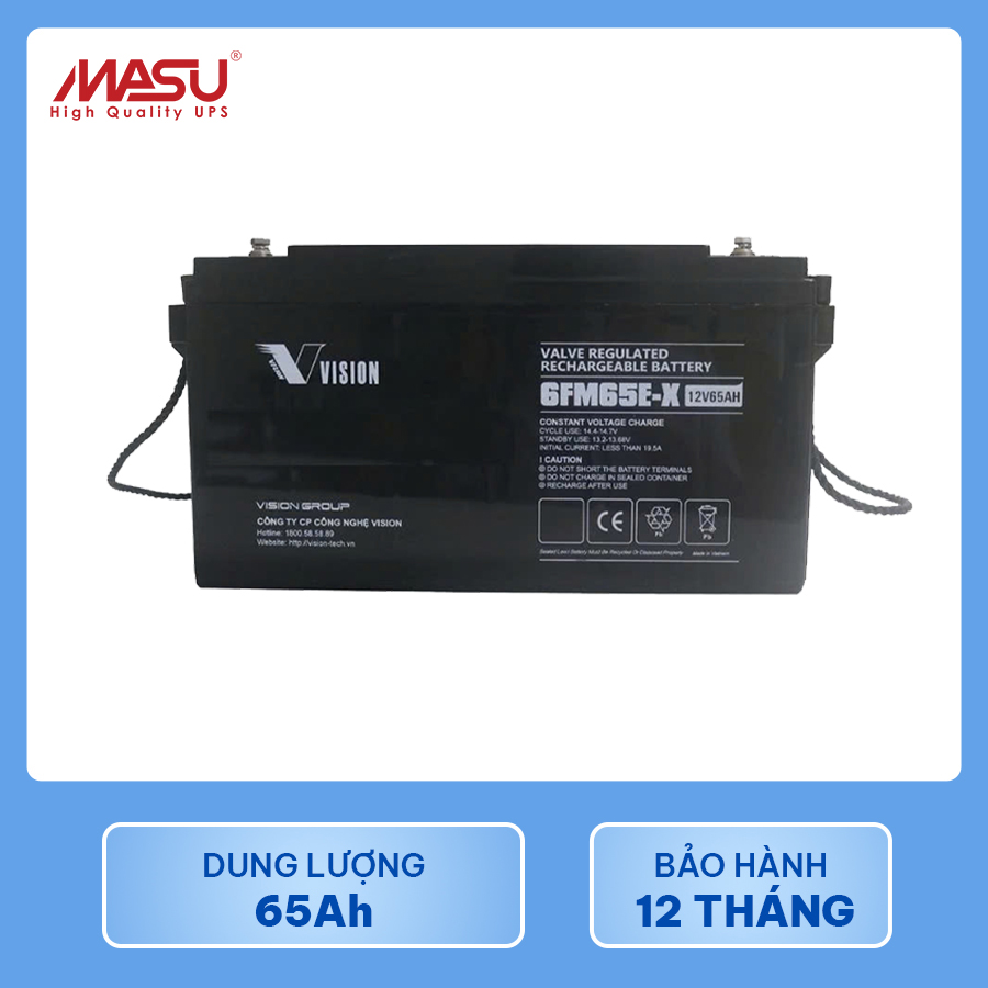 Ắc quy Vision 6FM65E-X (12V-65Ah) 5 ac-quy-vision-6FM65E-X-3