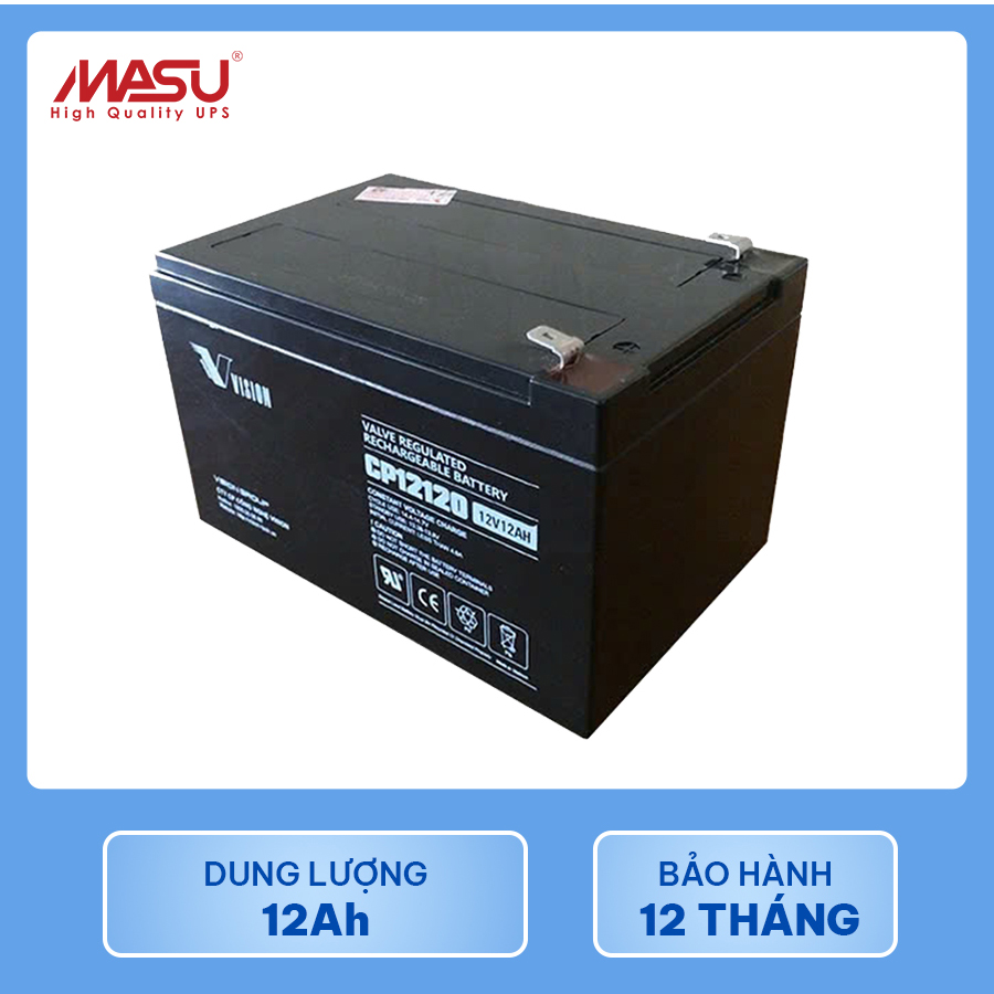 Ắc quy Vision CP12120 (12V-12Ah) 6 ac-quy-vision-CP12120-3