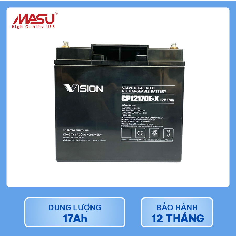 Ắc quy Vision CP12170E-X (12V-17Ah) 5 ac-quy-vision-CP12170E-X