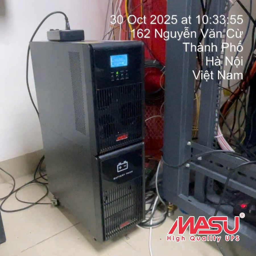 Dự án lắp đặt Bộ lưu điện Masu MS - 10K LCD tại Công ty Cổ phần Tập đoàn Đầu tư Tân Hồng Hà 3 chay-thu-bo-luu-dien-masu-ms-10k-lcd