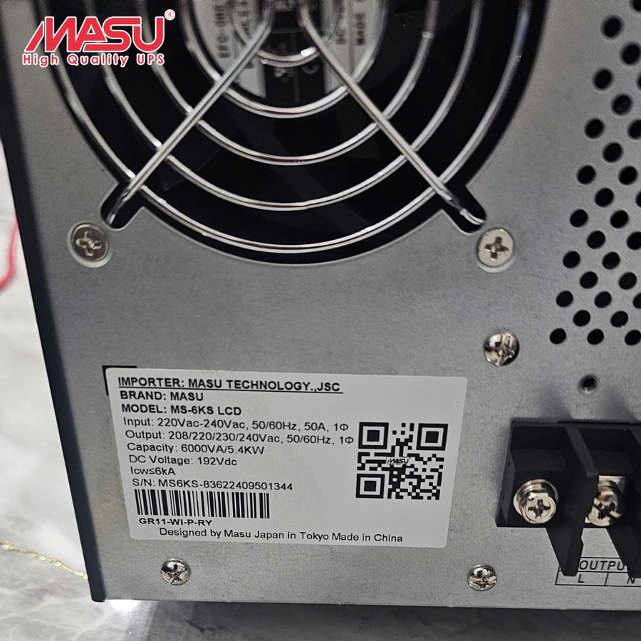 Dự án lắp đặt Bộ lưu điện Masu MS - 6KS LCD trong hệ thống điện gia đình tại Hà Nội 4 thong-so-ky-thuat-ups-6ks