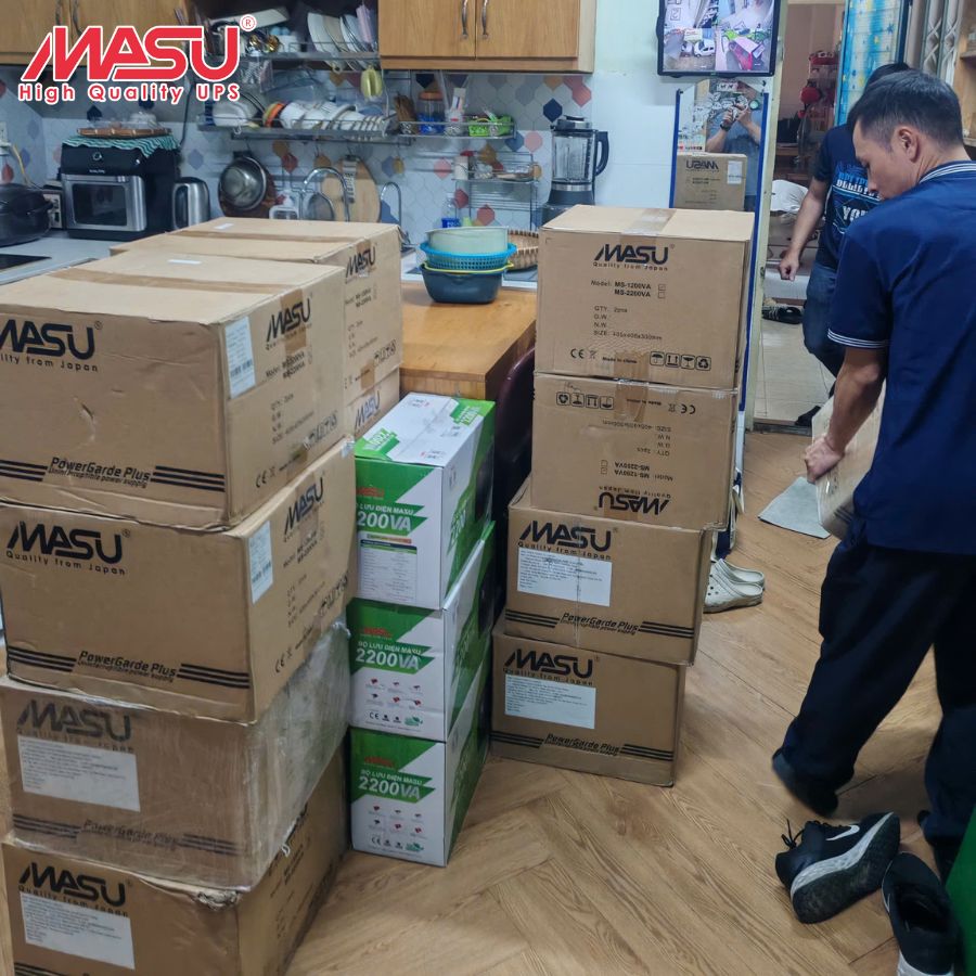 Dự án cung cấp 43 Bộ lưu điện Offline Masu tại Đại lý Đại Nhật Minh 2 ban-giao-he-thong-bo-luu-dien-cho-dai-ly