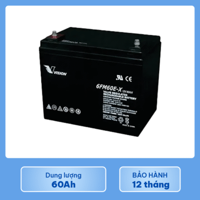 ắc quy vision 6FM60E-X 12v 60ah