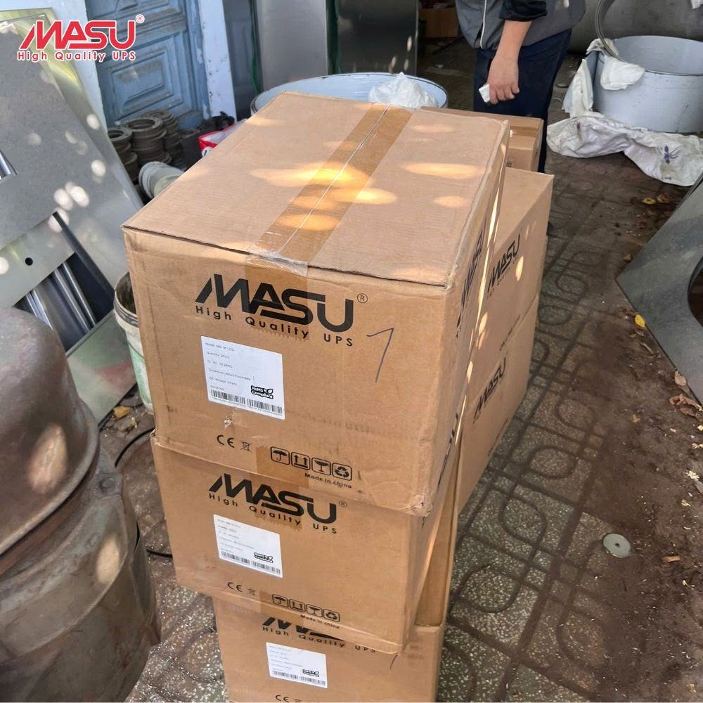 Dự án cung cấp 12 Bộ lưu điện Masu MS - 1K LCD tại Công ty TNHH Kỹ thuật Điện Cơ Khí Thành Khoa 4 bo-luu-dien-duoc-dong-goi-chac-chan