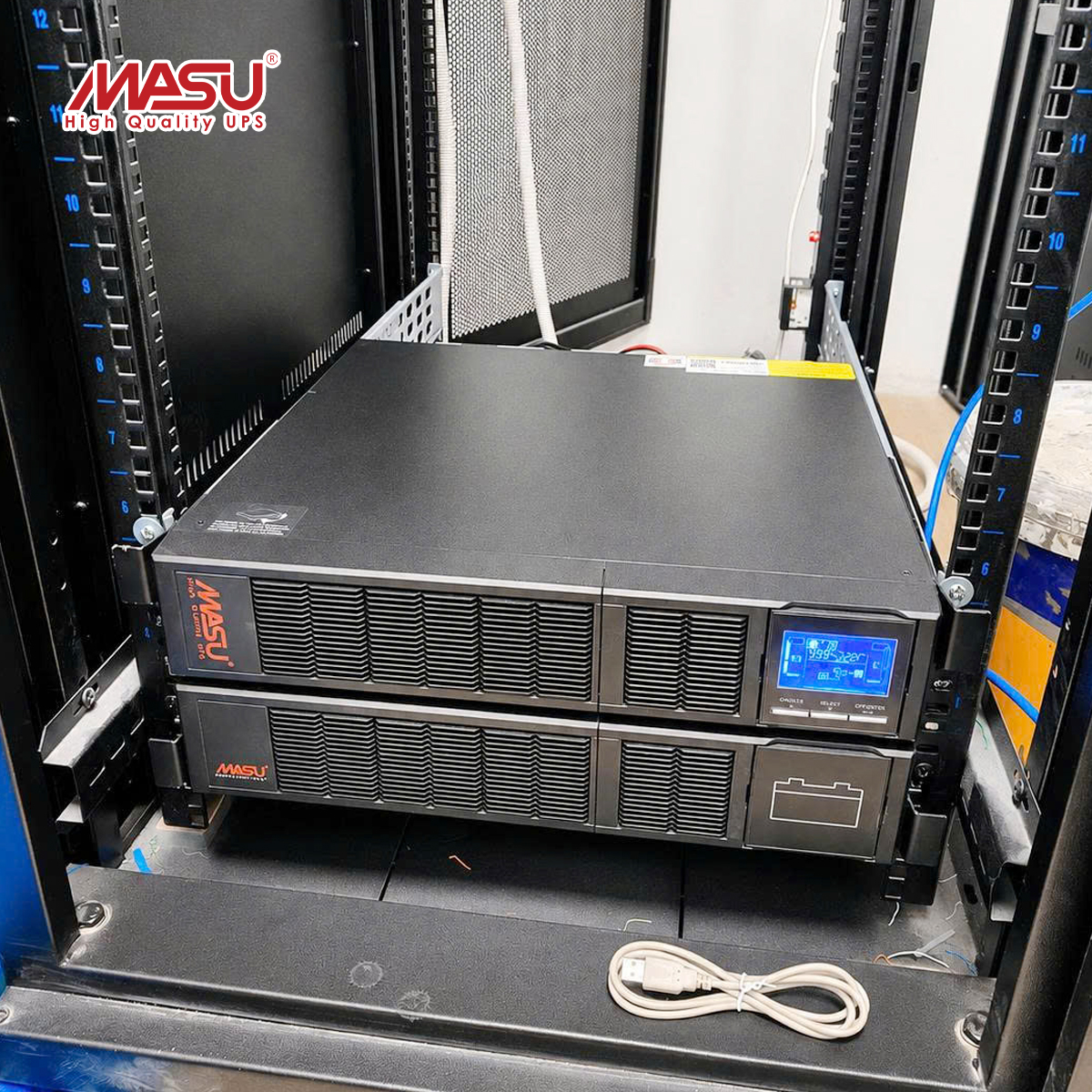 Dự án lắp đặt Bộ lưu điện Masu MS - 3KRS LCD tại Công ty TNHH DATAXIGHT 84 3 chay-thu-bo-luu-dien-3krs-lcd